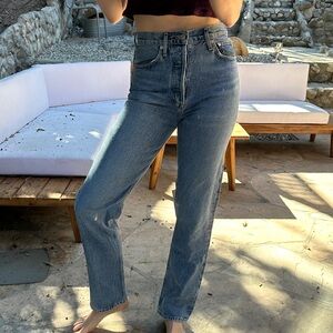 AGOLDE High Waisted Bootleg Jeans